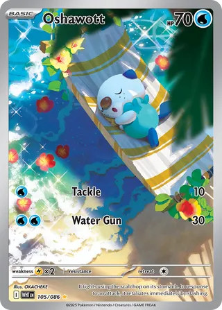 Oshawott (White Flare 105/086)